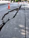 earthquake pavement